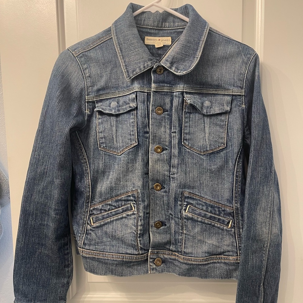 Tommy Girl Jean Jacket, Size Large